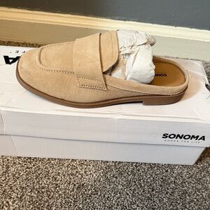 Sonoma Tan Loafers Classic Slip-On Shoes